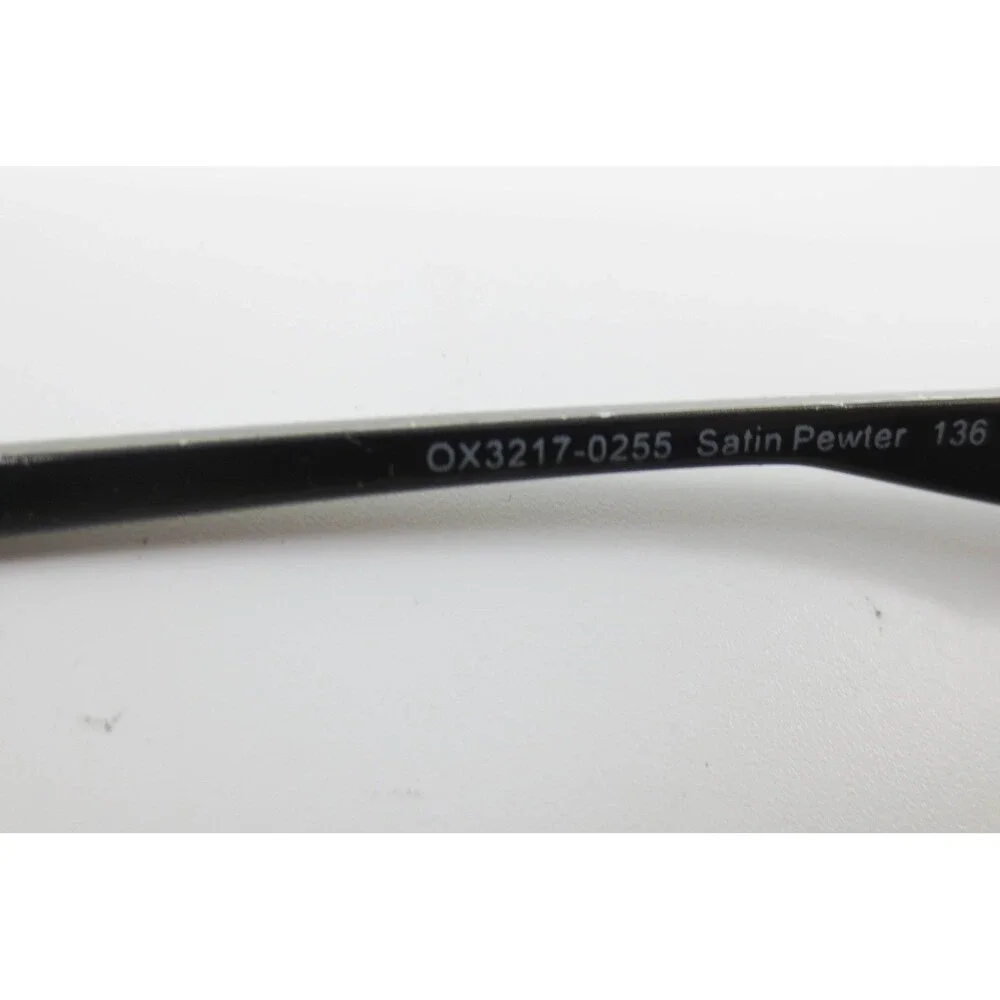 Oakley Socket 5.0 Satin Pewter Rectangular Eyeglasses OX3217-0255 55-17-136 Mens